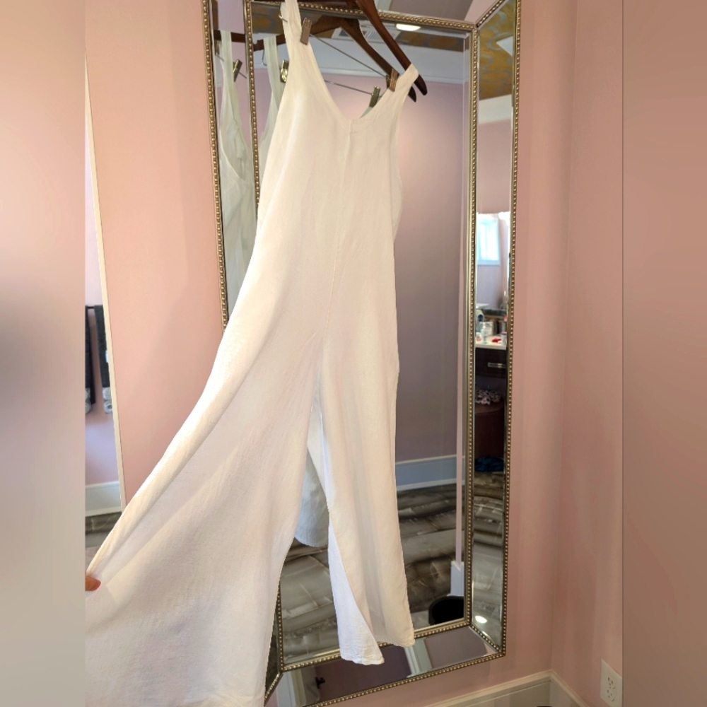 White Long Romper